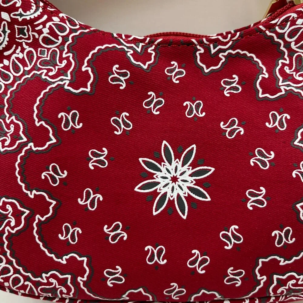 Classic Bandana Paisley Print SM Shoulder Handbag - NWT - 4 Colors Avail.